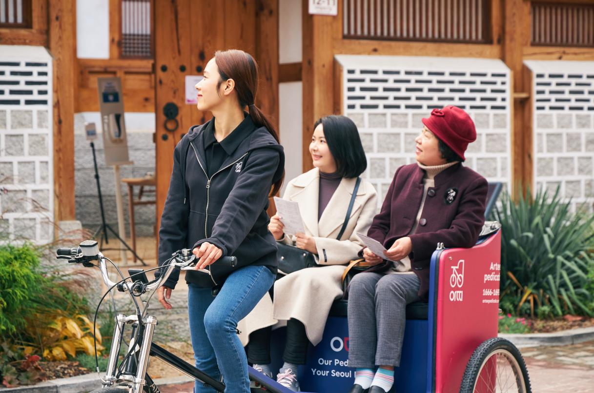 ソウル  Bukchon(北村) 人力車ツアー